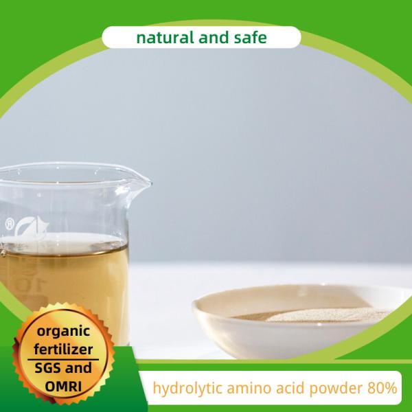 Yellow Amino Acid 80% Powder Formula For Compound Liquid And Powder Fertilizer