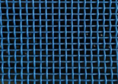 Blue White Polyester Square Hole Mesh Belt For Dryer And Conveyor