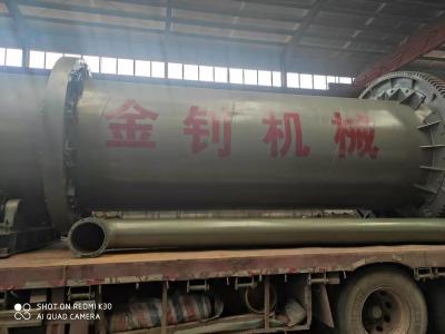 GHG Drum Rotary Wood Sawdust Dryer With Cyclone Wood Shavings Dryer