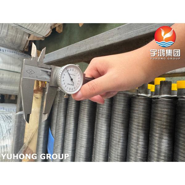 ASME SA179 Carbon Steel Fin Tube KL Type With Al 1060 Strip For Air Cooler