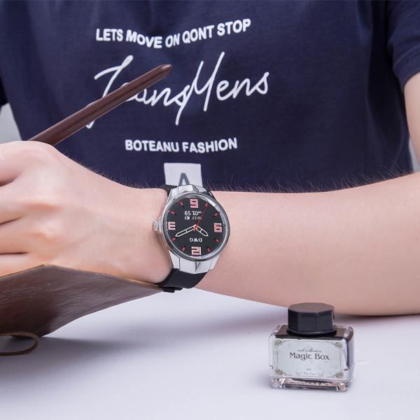 Digital Dial Sports Waterproof Watches Touch Screen Quartz Silicone Band