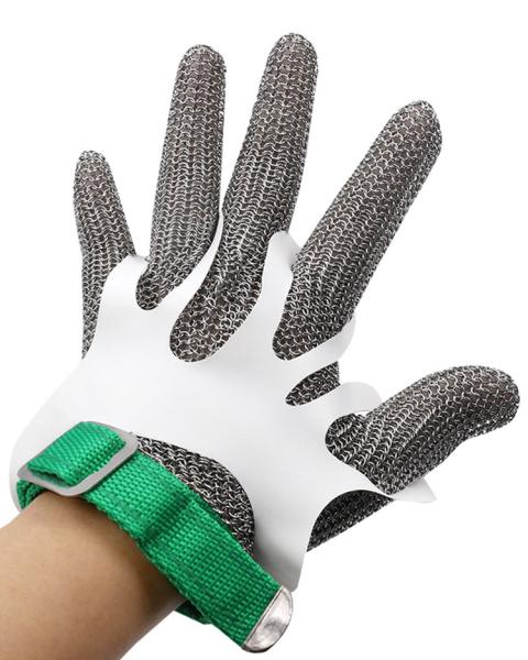 Cut Resistant Stainless Steel Safety Glove For Meat Food Processing