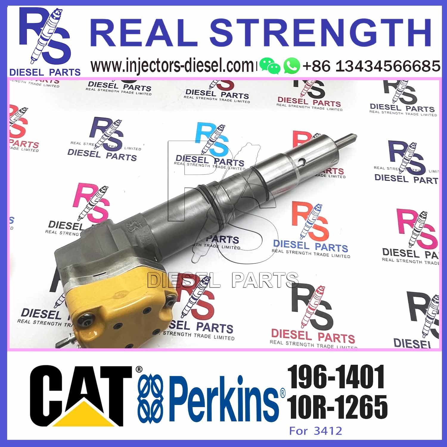 Категория 3126 Дизельный ГП Укачиватель топлива Assy Diesel Common Rail Injector 1961401 196-1401 Для грузовика Caterpillar