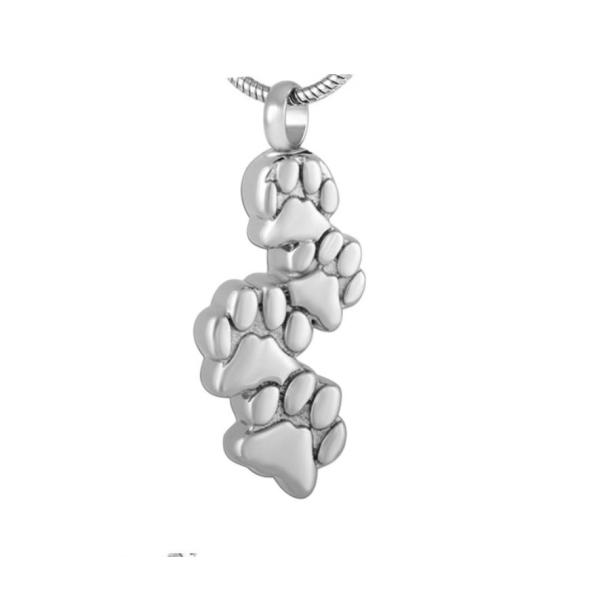 Fashionable Stainless Steel Memorial Urn Jewelry Necklace For Pet Ashes Keepsake