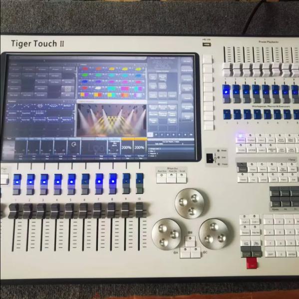 240V Tiger Controller II 17 Inch Touch Screen  Stage Effect Machine For Church Lighting party bubble machine