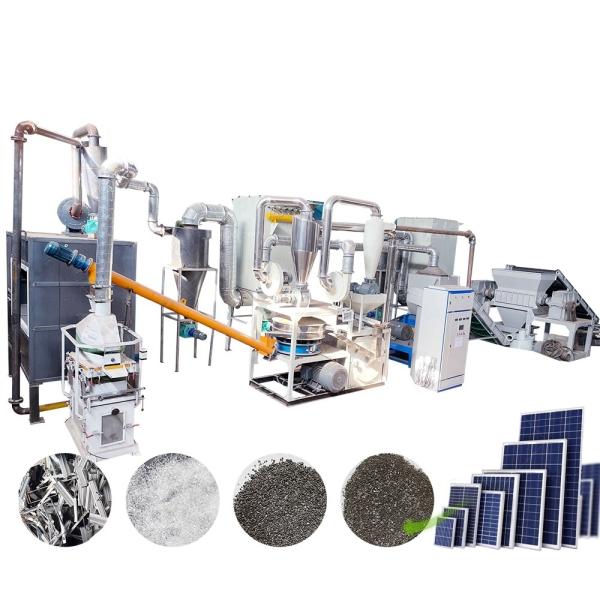 Generation Mono Solar Panels Recycling Machine for Utility Scale PV Modules Recycling