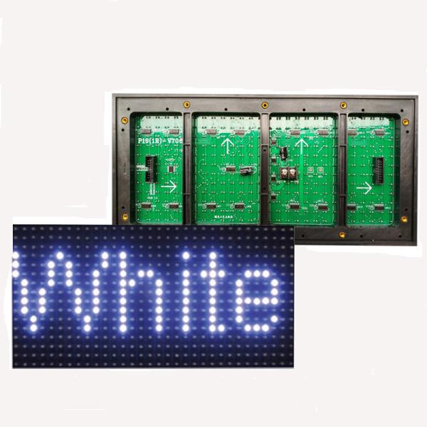 10mm Single LED Moving Message Display Sign P10 Smd LED Module 320*160mm