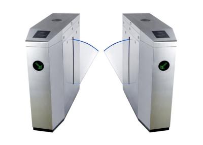Porta automática completa da barreira do torniquete da barreira da aleta do Gym/estádio com lâmpada do diodo emissor de luz