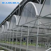 Material grande de la luz de la tubería de acero del invernadero de la hoja del policarbonato de la vertiente agrícola