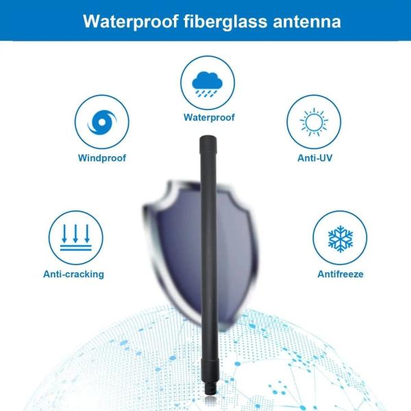 1.2g 32mm Diameter 60cm Omni Fiberglass Antenna Waterproof For Uav