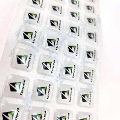 Brand Logos Epoxy Dome Stickers 3M Adhesive  Plastic Sticker Printing