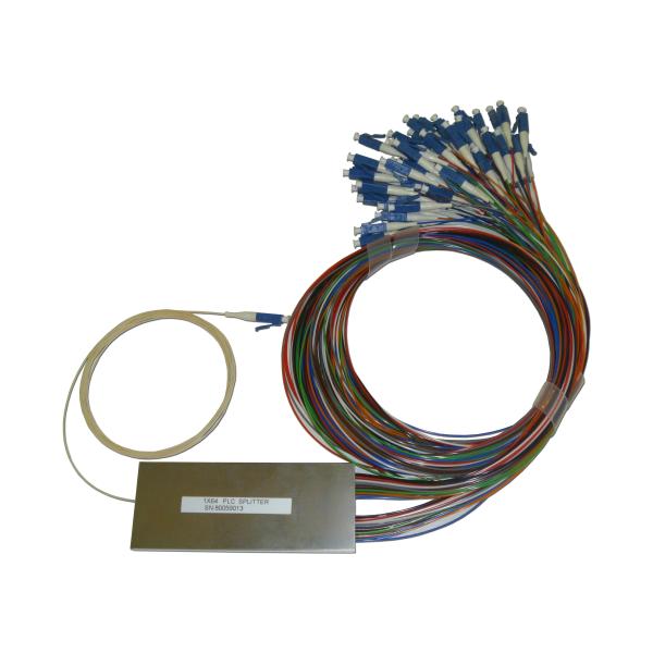 SC Connector Fiber Optic Splitter PLC 1X8 Steel Tube Type 1 Year Warranty