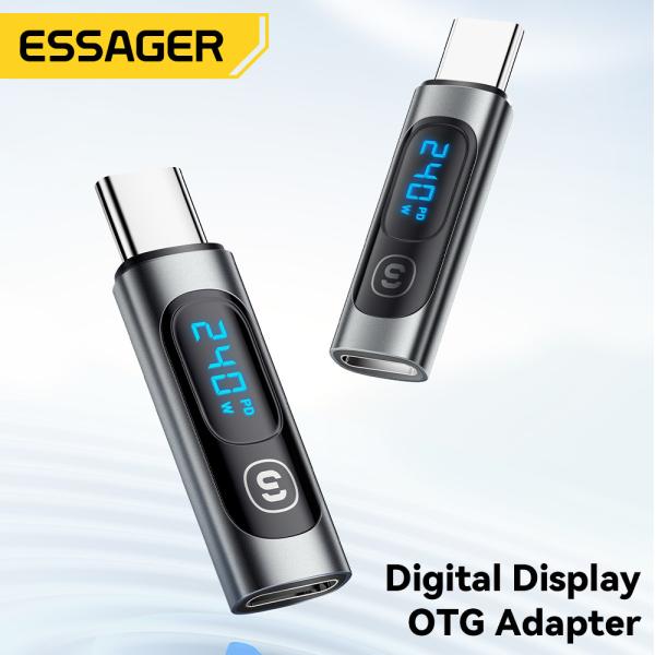 ESSAGER ES-OTG16 Serie Adaptador USB OTG para Android OTG Tipo C 240w
