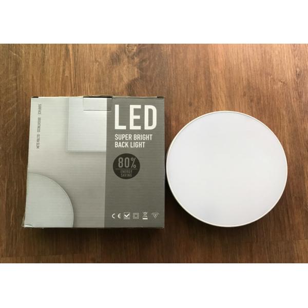 24W Slim Surface Mounted LED Panel Light Rimless Back Lighting 2000LM Aluminum
