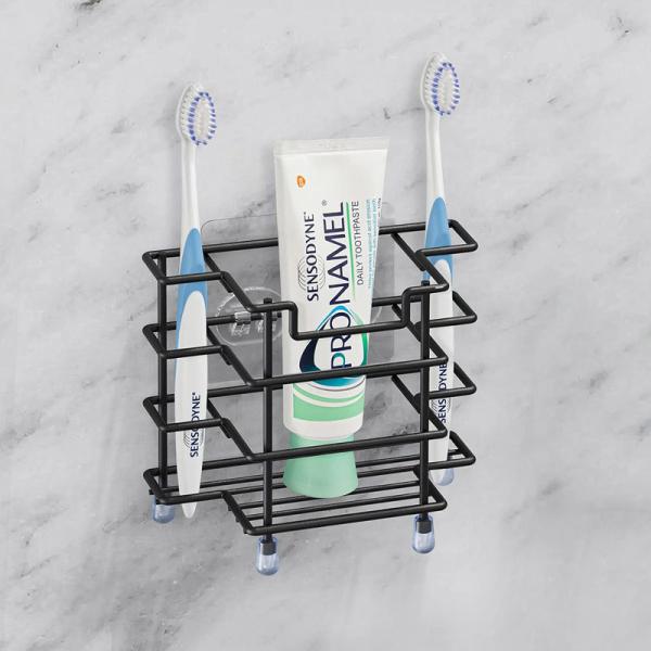 Wall Mount Stainless Steel Toothbrush Holder Tooth Brush Stand for Electric Toothbrushes