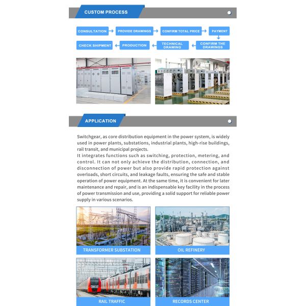 High Voltage Complete Power Distribution Cabinet / Switchgear For Industrial Mining Enterprises