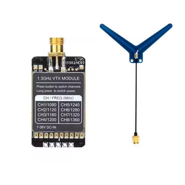 Wholesale VIDEO TRANSMITTER 1.3G 1.2G 8CH 800MW Audio Video FPV Transmitter Receiver Module 7-36V for RC FPV Long Range Airplane