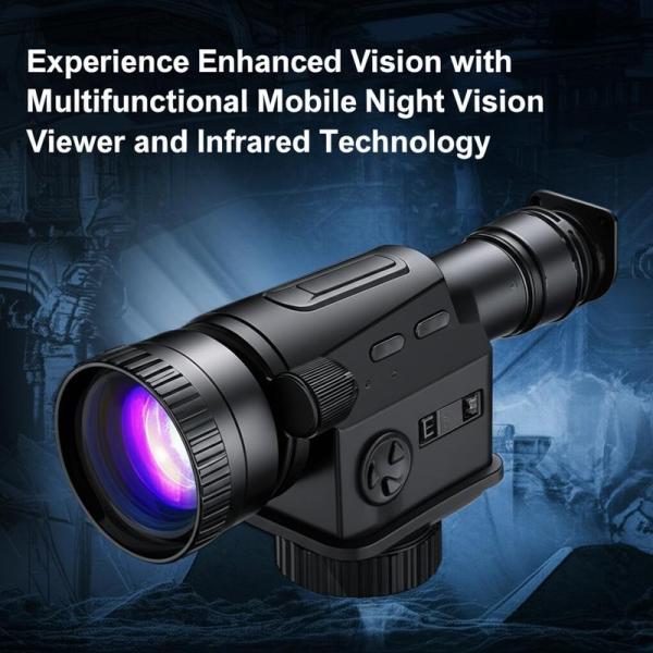 Experience Enhanced Vision with Multifunctional Mobile Night Vision Viewer and Infrared Technology