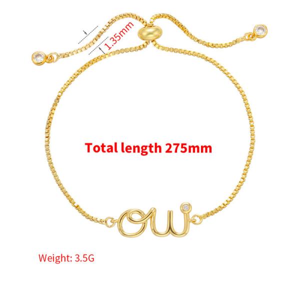 925 Silver Letter Pendant Necklace