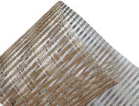 Malha decorativa da arte do Interlayer do vidro laminado de tela de rede de arame do metal
