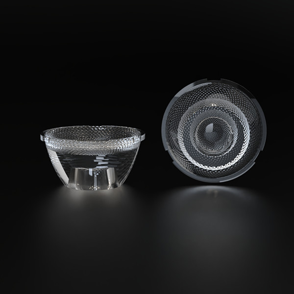45mm PC Material Cut-off Lens with 15° Anti-glare for Spot Light and Down Light