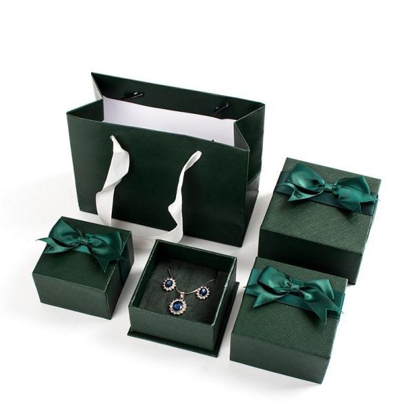 Upper and Lower Cover Ring Earring Bracelet Necklace Pendant Set Box Hot Stamping