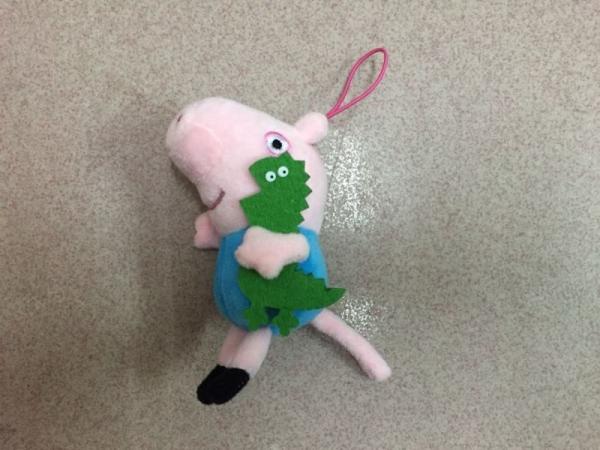 Peppa Pig Plush Toy Keychain Stuffed Toys For Promotion Gifts