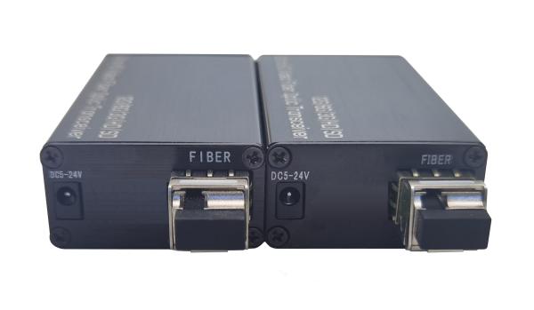 5-15 VDC mini 24G SDI ao conversor da fibra ótica
