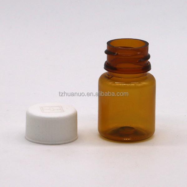 Screen Printing 15ml Empty PET Plastic Medicine Pill Bottle Container for Solid Powder