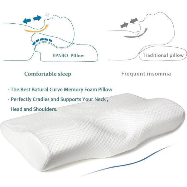 Customized Memory Foam/Charcoal/Cool Gel Infused Pillow for Bed Sleeping Anti-Static