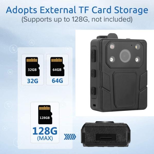 32 câmera do corpo da visão noturna HD de Megapixels construída em Wifi GPS
