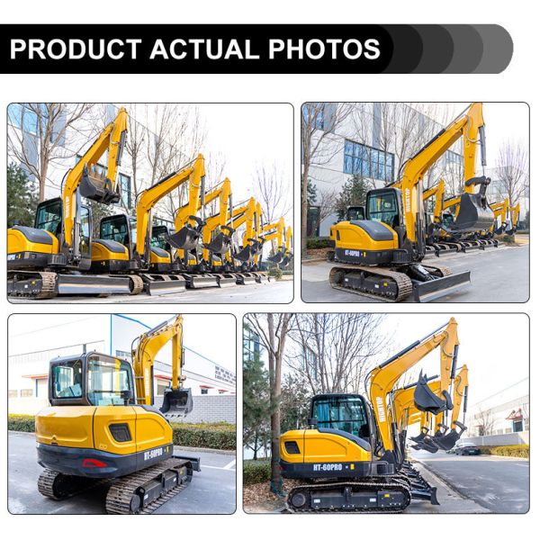 HT60Pro Hydraulic Excavator Hydraulic System and High Strength Structural Design