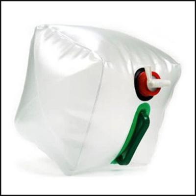 réservoir de sac à eau pliable de camping portable en plastique de grande capacité avec logo de poignée