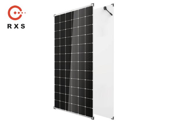 As células solares Monocrystalline da eficiência elevada, painéis 355W solares comerciais Dual vidro