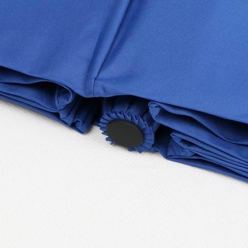 21 inch royal blue auto open close umbrella with black rubber coating plastic handle
