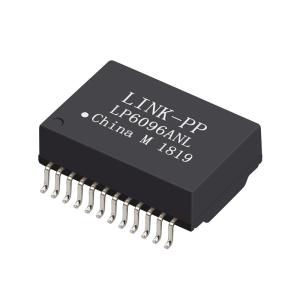Gigabit Ethernet Transformer LP6096ANL PoE+ Magnetics SMD 24 PIN