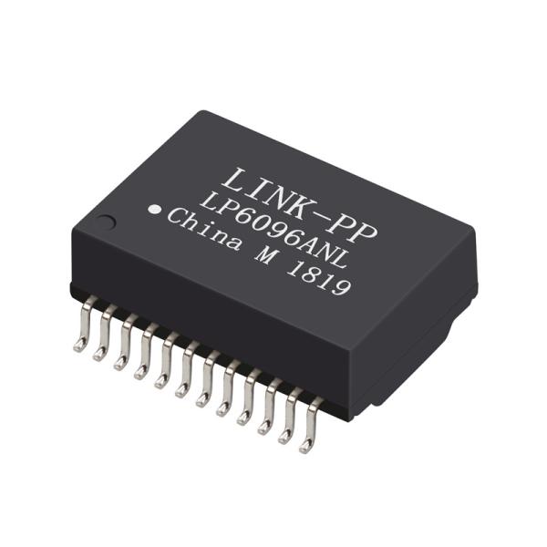 Gigabit Ethernet Transformer LP6096ANL PoE+ Magnetics SMD 24 PIN