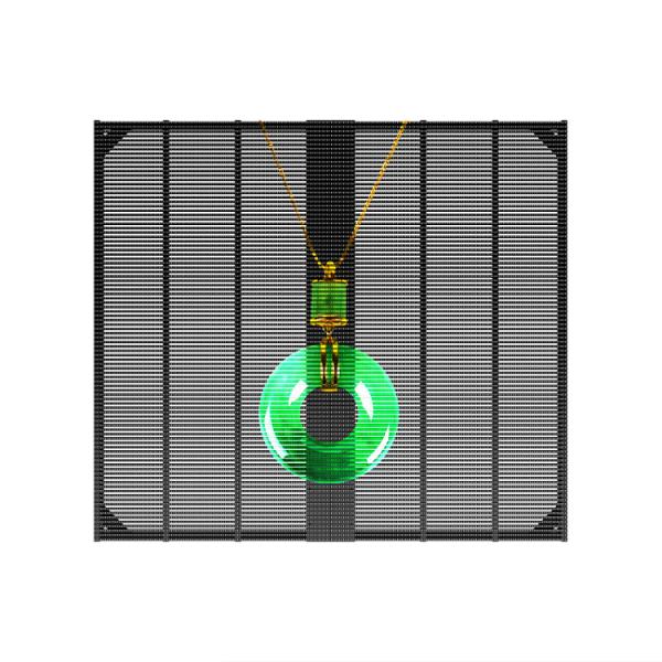 Écran de grille LED transparent SMD1921 étanche IP67 pour magasins de détail et centres commerciaux