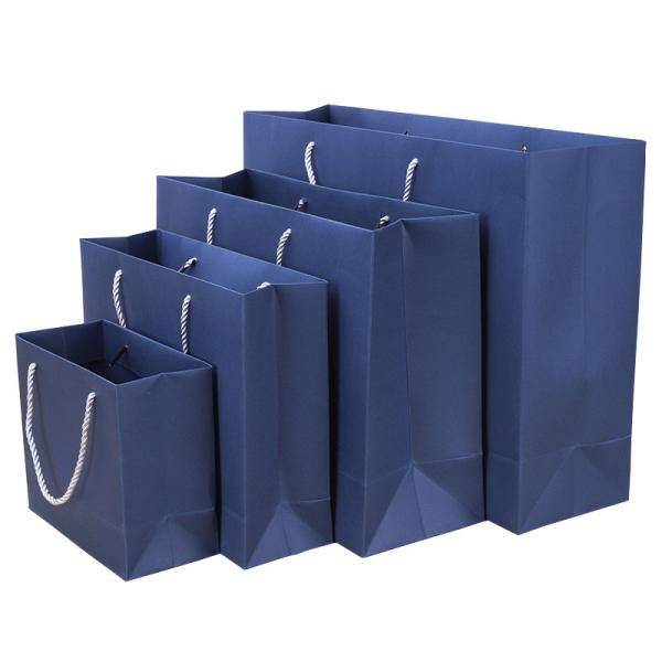 Multifunctional Cardboard Shopping Bag With Handles For Boutique Shop