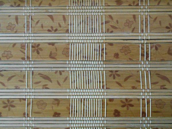 Industrial Bamboo Vertical Blinds , Patio Bamboo Roll Up Shades 600-2,440mm Width