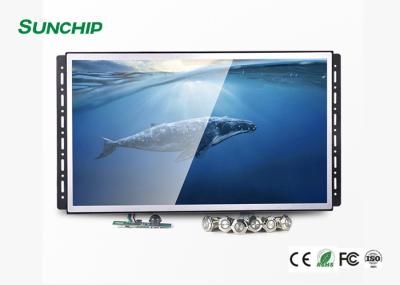 Metal que abriga relações múltiplas do modo interativo do monitor do tela táctil do quadro aberto