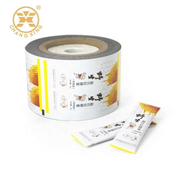 ODM laminado saco do rolo de filme do polietileno do PE 3in do AL do ANIMAL DE ESTIMAÇÃO da embalagem do chocolate das barras da proteína 1kg