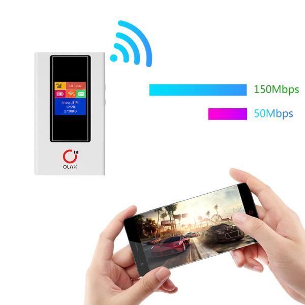 Модем 4G маршрутизатора 2100mAh CE MIFI Wifi мобильный со слотом SIM-карты