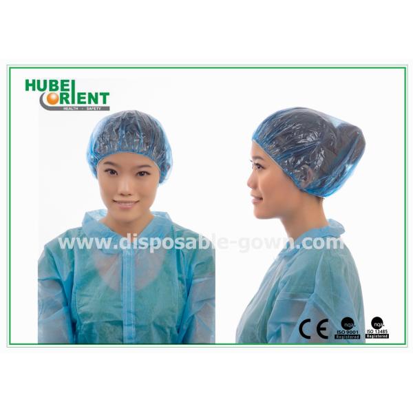 Водонепроницаемая PE одноразовая головная крышка, легкая душная крышка одноразовая свободная размера