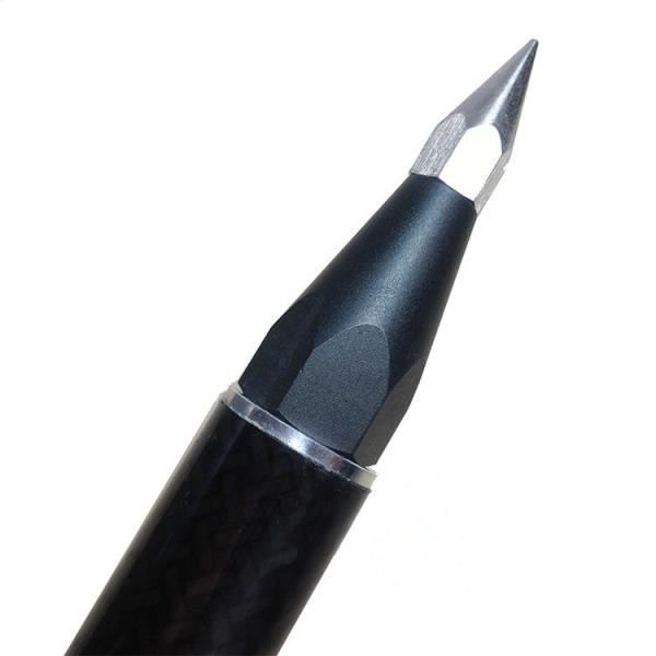 Black Trimble Gps Carbon Fiber Pole / Rod , Prism Pole Accessories 2.45m