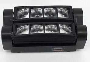 8 Eyes 3W RGBW Spider Beam Moving Head Light Strobe Speeds Variable Speed