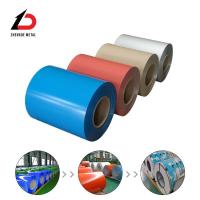 Dx51d personnalisé 0,3 mm-6 mm épaisseur en trempage à chaud couleur revêtue de zinc en acier alliage bobine PPGI bobine avec nivellement et personnalisation