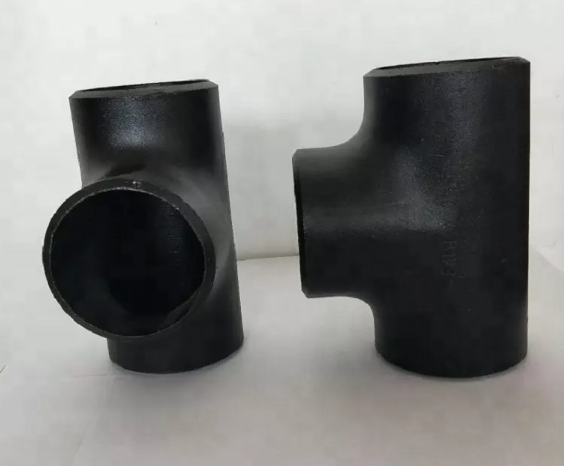 ASME B16 9 Reducing Tee Pipe Fitting Sch 140 CT20 Carbon Steel Equal