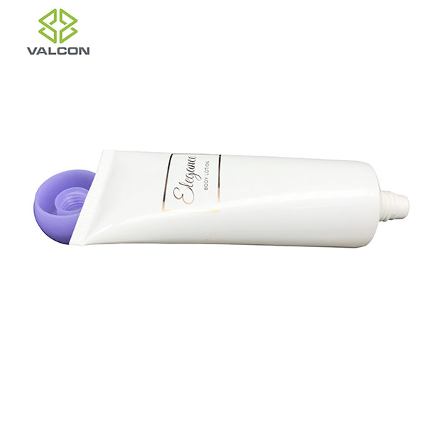 35 MM Body Empty Lotion Tubes Silkscreen Printing Purple Customized Screw Cap