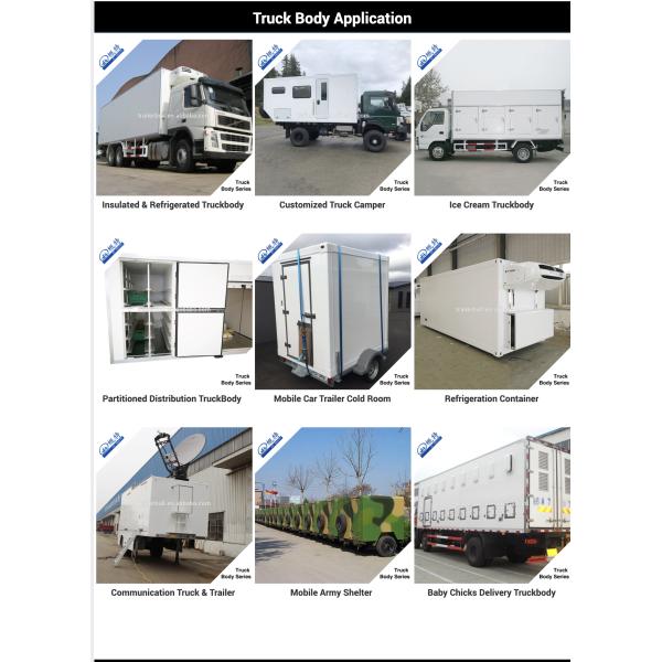 4 .13 Inch 105mm  Refrigerated Insulated Truck Box